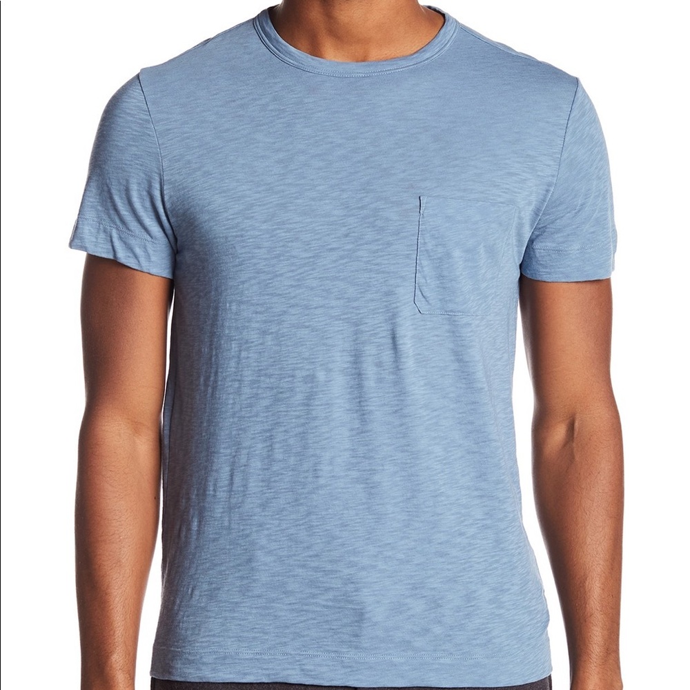 Theory Pocket Crew Neck T-Shirt Nebulous Open Sky
